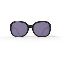 Nautica Ladies Rx'able Sunglass, NLS6014, Shiny Black, 58-18-140, with Case