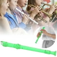 thumbnail image 1 of 8 Hole Clarinet, Easy To Operate Flute Instrument ABS Material ABS 8 Hole Clarinet Cleaning Rod Portable  For Students For Beginner Orange,Dark Blue,Green,Yellow,Red,,Fluorescent, 1 of 8