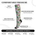 thumbnail image 4 of Picia Watercolor Flowers Printed Sports Compression Socks - 15-20mmHg Graduated Compression, High-Performance Soft and Breathable Socks for Men and Women, 4 of 5