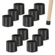 thumbnail image 1 of Uxcell 12 Paquete de Tapas para Patas de Silla 9/16 pulgadas Protectores de Piso de Cloruro de Polivinilo Cubierta Redonda Puntas Negras, 1 of 7