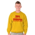 thumbnail image 5 of Dad Knows A lot Grandpa Everything Men's Crewneck Sweatshirt Brisco Brands L, 5 of 6