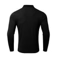 thumbnail image 5 of Afdoent Golf Polo Shirts For Men Fashion Solid Color Leisure Stand Collar Stretch Vertical Long Sleeve Shirt Classic Sport Shirts, 5 of 5