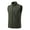 Army Green, variant on Men Vests Lightweight Golf Vest Windproof Sleeveless Casual Jacket Outerwear for Travel Sport Pocket