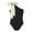 Black, variant on ZQUUVOU Women's One Shoulder One Piece Swimsuit Full Coverage Tummy Control Bathing Suit with Tie Knot Swimwear Black