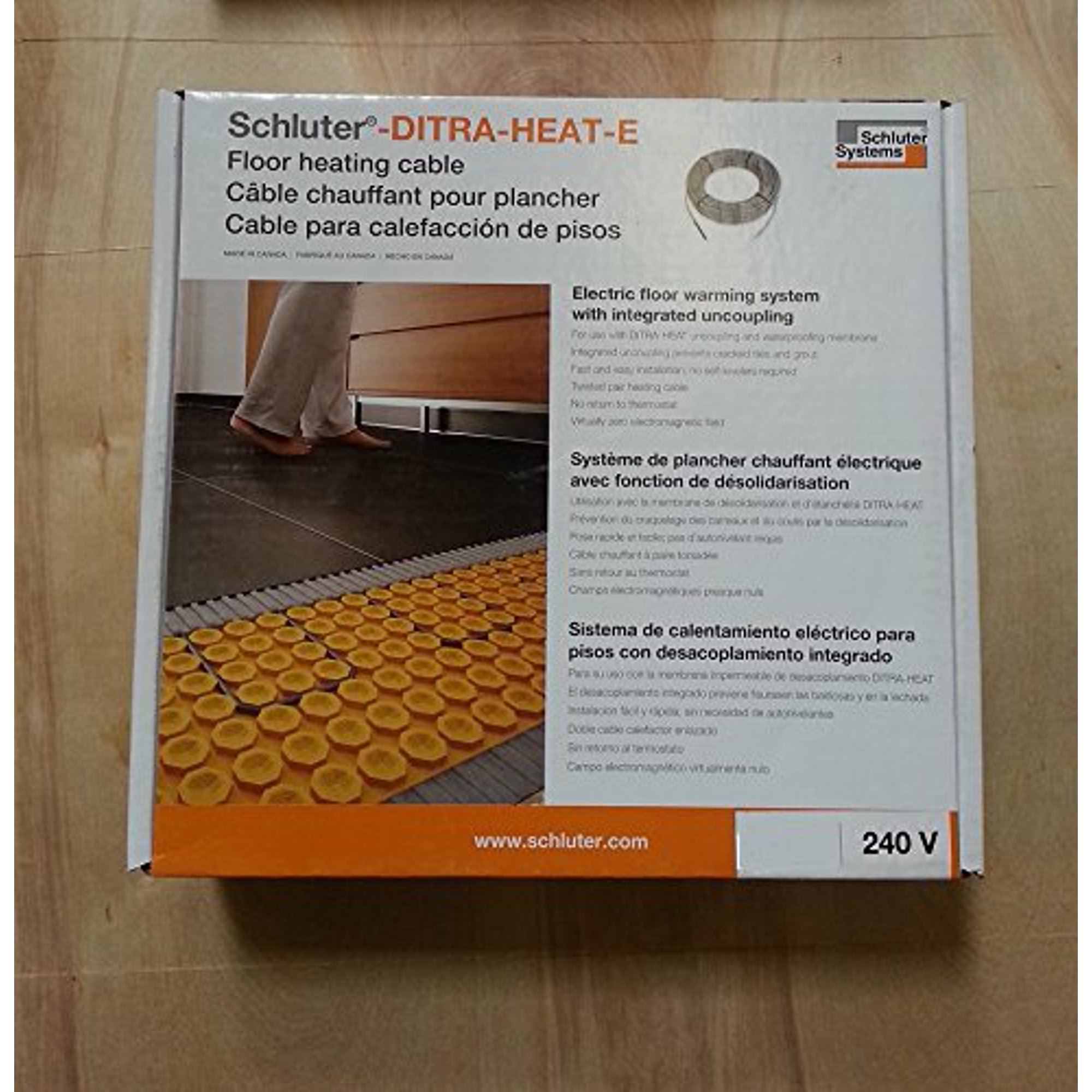 Ditra Heat Cable- Dhehk240167 - Schluter (240 V) - Walmart.com