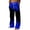 Blue, variant on ZVNAΖH Mens Flame Print Pants Sweatpants Drawstring Elastic Waist Straight Leg with Pockets Casual Party Halloween
