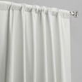 thumbnail image 3 of Starlight Off White Vintage Thermal Cross Linen Weave Blackout Curtain (1 Panel), Starlight Off White, 50W X 84L, 3 of 6