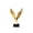 A002- Style B, variant on Black and Gold Living Room Decor Winged Table Centerpiece Elegant Home Decoration for Coffee Table Shelf Entryway Console