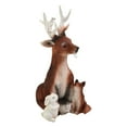 thumbnail image 5 of Solar Tree Deer & Hedgehog Statue,Garden Ornament Decoration, 5 of 7