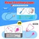 thumbnail image 3 of Kit de Doctor para Niñas GIFTINBOX Rosa con Disfraz 3-6 Años, 3 of 8