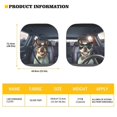 thumbnail image 5 of Bulopur Funny Dog Sun Shade for Car Windshield Sun Protection Windshield Visor Sun Shade Keep Car Interior Cool Automotive Sunvisor Protector Fit Most Vans Trucks SUVs, 2 Pcs, 5 of 6