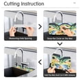 thumbnail image 5 of Yayeee Faucet Mat for Kitchen Sink 30" Diatomite Long Splash Guard Pad, Art Field, 2 Pack, 5 of 7