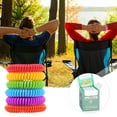 WNVMWI Mosquito Bracelets Natural Citronella Essential Oil EVA Fly and