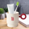 thumbnail image 4 of Taza para enjuague bucal, taza para cepillarse los dientes en casa, taza para pasta de dientes de viaje, elegante diseño de doble capa, taza de viaje plegable portátil, material de acero, 4 of 8