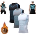 thumbnail image 3 of Evolv V Boost Men Compression Shirt, 2026 Upgraded Shapewear Tops for Men, Muscle Defining Athletic Undershirt with Compression Technology, Quick-Dry Breathable Fitness Base Layer for Running Gym, 3 of 17