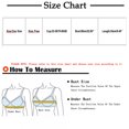 thumbnail image 3 of Sokhug Fashion Bras for Women Lace Beauty Back Solid Strap Wrap Plus Size Underwear, 3 of 7