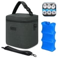 thumbnail image 1 of Bolsa Térmica Mancro para 6 Biberones de 2600 ml Gris Oscuro, 1 of 8
