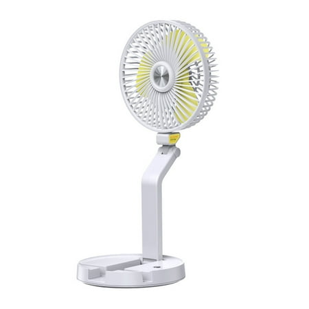 

RuiKe 2 in 1 Desktop Folding Table Lamp Fan Night Light With Phone Holder USB Rechargeable Fan for Home Office Mini Fan