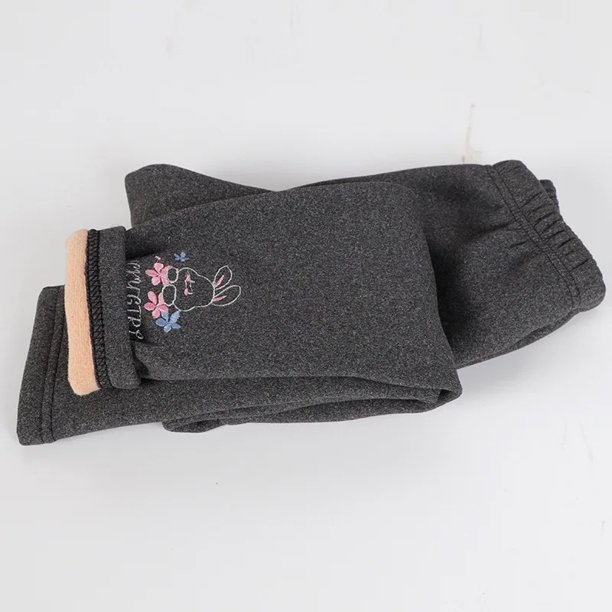Ropa de abrigo para niñas pequeñas, pantalones de invierno con forro polar para bebés de 2 años y 3 estaciones, pantalones elegantes para niños 2023