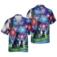 thumbnail image 3 of Happy New Year Great Dane Family Cheer Winter Midnight Firework Hawaiian Shirt Breathable Summer Unisex Merch Danes Dog Lover Gifts - 02025, 3 of 6
