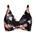 thumbnail image 5 of Bigetiay Womens Bikini Top Twist Front Bathing Suit Bra Minimalist Swimwear Swim Top Only, Size XXL, 5 of 5
