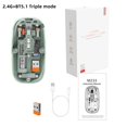 thumbnail image 1 of Ratón Bluetooth transparente inalámbrico, ligero y recargable, apto para teléfonos móviles Apple, Huawei y portátiles, 1 of 1