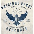 thumbnail image 2 of Rebel United Defender Patriotic Flag Men's Graphic T Shirt Tees Brisco Brands S, 2 of 6