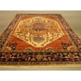 thumbnail image 4 of EORC Ivory Hand Knotted Wool Traditional Serapi Rug, 9' x 12', 4 of 4
