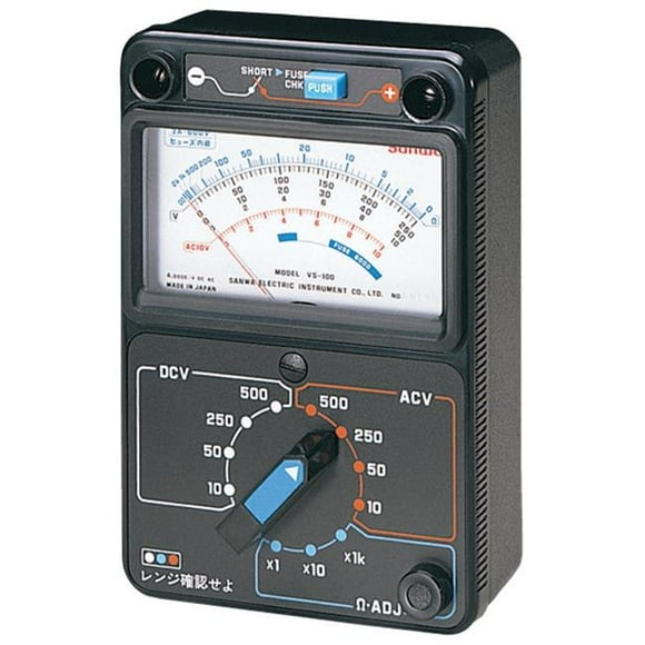 Sanwa VS-100 VS-100 | Analog Multimeter - Current-Limiting Fuse with 100kA of Breaking Current