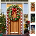 thumbnail image 7 of Todaioua Christmas Front Door Cover Xmas Tree Door Cover Banner Merry Christmas Door Hanging Backdrop Decorations for Home Indoor Outdoor Winter Holiday Party Decor, 71 x 35 Inch, 7 of 7