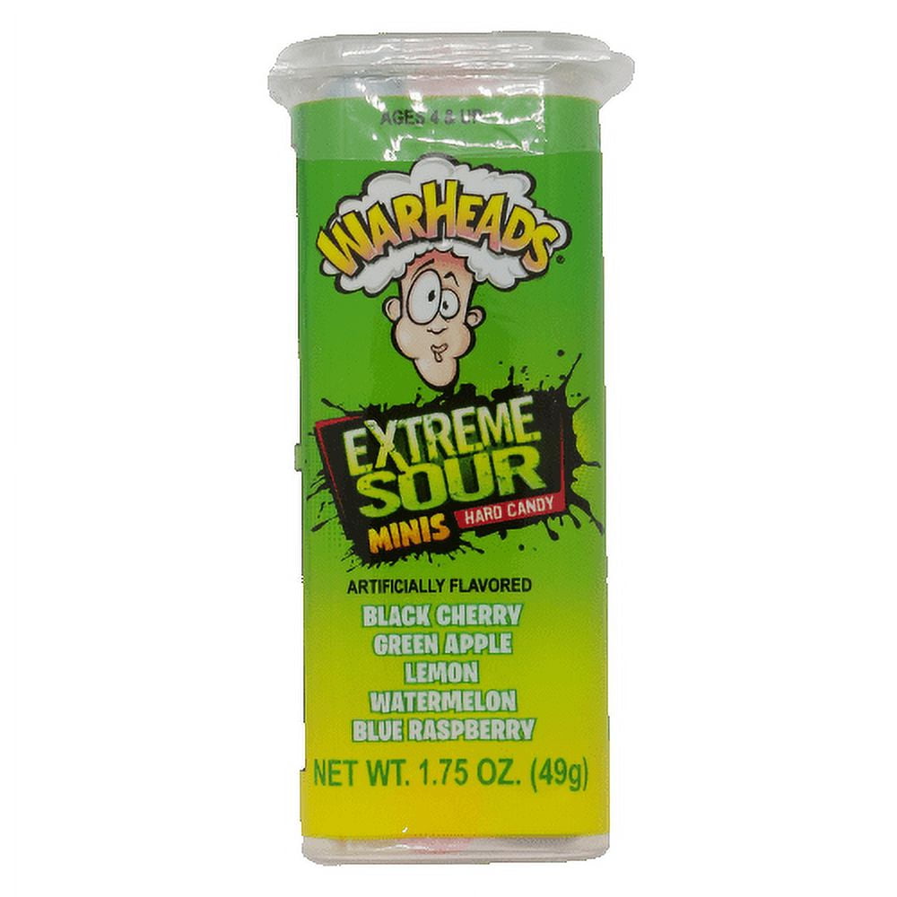 WarHeads Mini Extreme Sour Hard Candy - 1.75 oz. Pack