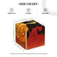thumbnail image 4 of Fotbe Halloween Pumpkin Porta Pañuelos Decorativo de Cuero, Caja Cuadrada Moderna para Pañuelos Faciales, Organizador y Dispensador 5x5x5'', 4 of 7