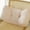 Beige, variant on Corduroy Soft Seat Cushion for Sofa Bed, Small Office Lumbar Support Pad, Portable Resting Pillow, 38x20x14cm
