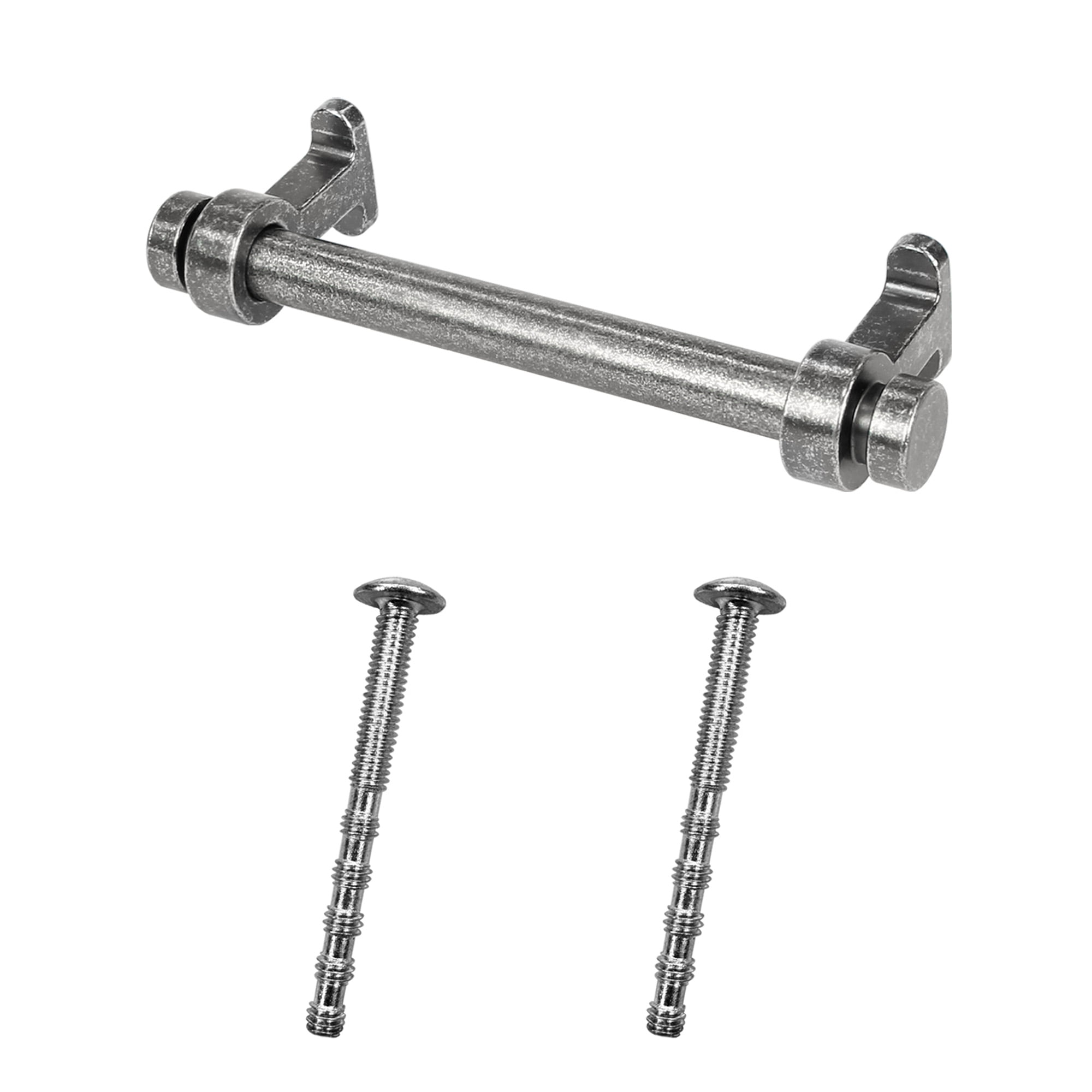 Lumi Home Furnishings Drawer Pull Vintage 3" Antique Nickel 2-Pack