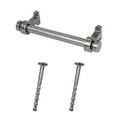thumbnail image 5 of Lumi Home Furnishings Drawer Pull Vintage 3" Antique Nickel 2-Pack, 5 of 5