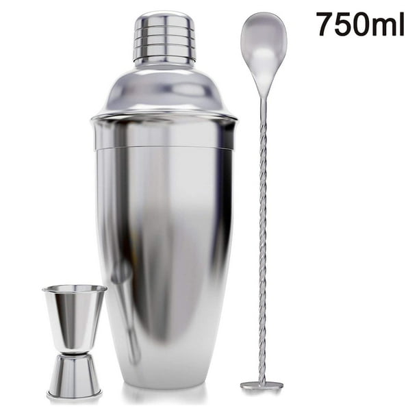 3 Piece Bartending Kit , Cocktail Shaker Set with Cocktail Shaker