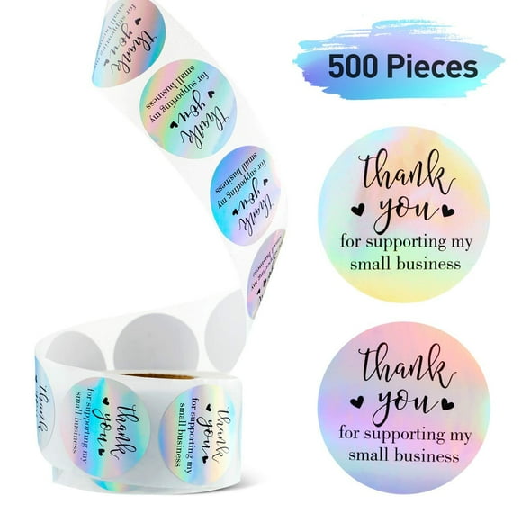 Volume 2/1000 pieces Thank you letters stickers -2.5cm