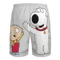thumbnail image 6 of Family Guy Men's Beach Shorts Swim Trunks Casual Quick Dry Board Shorts Swimwear with Mesh Lined and Pockets, 6 of 8