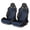 Black Suede w/ Blue Mesh Fabric, Pair, variant on Spec-D Tuning Black Premium Suede w/ Blue Mesh Fabric, Fully Reclinable Racing Seat w/Dual Sliders, 4 Point Harness Compatible, 1 Seat