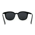thumbnail image 4 of Stylish Inset Lens Horn Rim Retro Plastic Sunglasses All Black, 4 of 4
