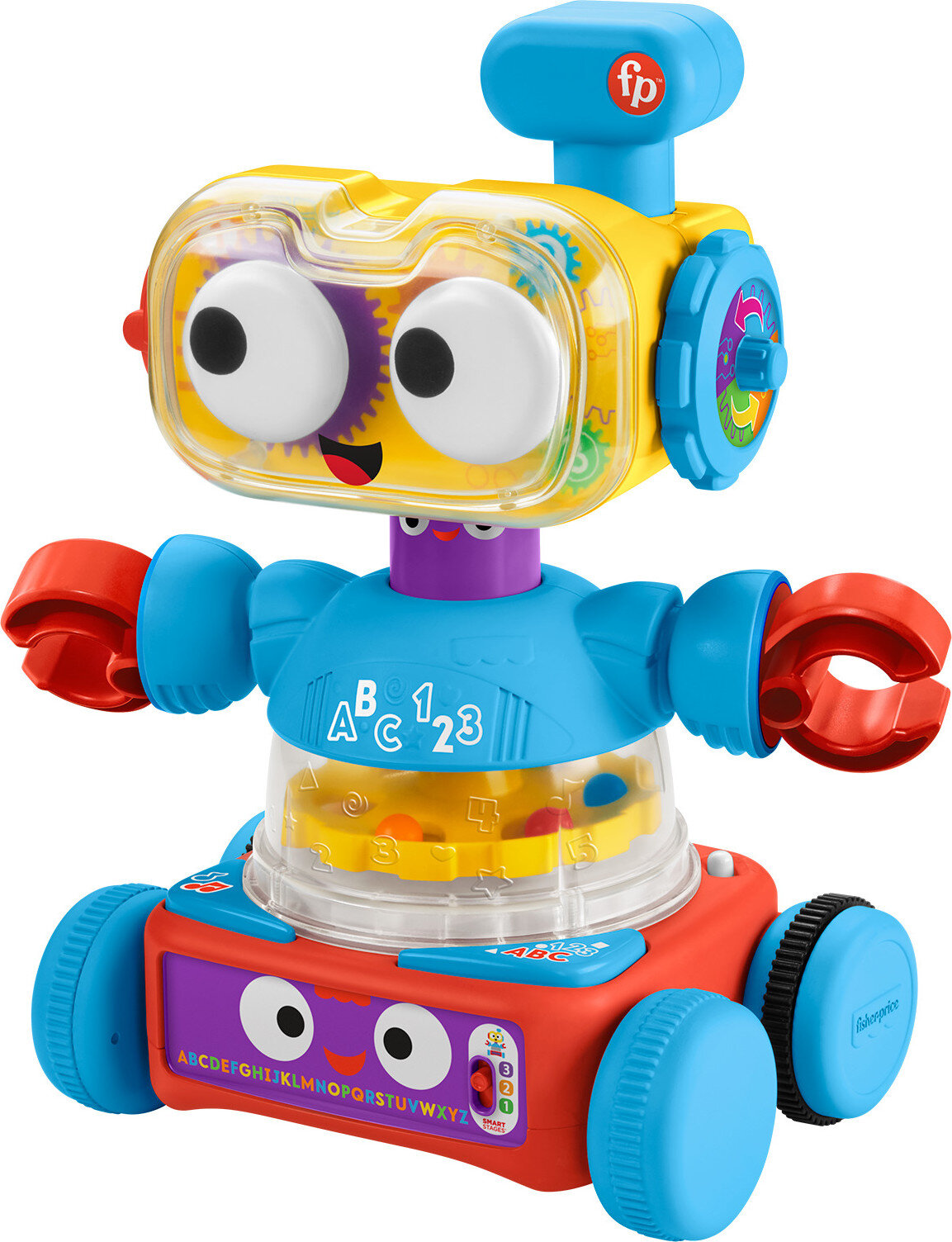 Fisher-Price 4-in-1 Learning Bot Interactive Toy Robot for Infants Toddlers and Preschool Kids - image 7 of 8