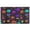 Rainbow Halloween Pumpkins, variant on Skeleton Pumpkin Halloween Pattern Door Rugs,Washable Non Slip Door Mats Indoor,Decorative Door Mats,Entry Mat Indoor for Entrance,Bedroom,Kitchen,Bathroom,17"x30"