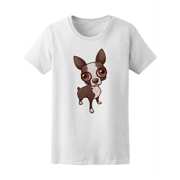 Boston Terrier Puppy Dog T-Shirt Women -Image by Shutterstock, Female XX-Large