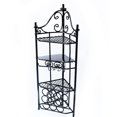 thumbnail image 1 of Bewildely Muebles de muñecas Juego de soporte de vino estable creativo Mini decoraciones de casa en miniatura Suministro de casa de juego decorativa casas de muñecas Negro Bewildely FN001909-02, 1 of 6