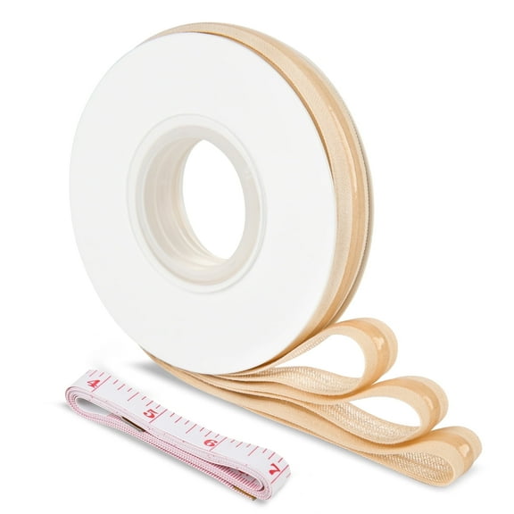 Yuhanilx Nude Non Slip Elastic Band,5/8 Inch Width,5 Yard Per Roll