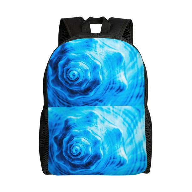 Balery Blue Shell Mochila - Mochila Estilosa y Duradera para Laptop de 15 Pulgadas con Tela Oxford Impermeable
