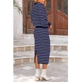 thumbnail image 2 of Conjunto Coordinado PRETTYGARDEN Suéter y Falda a Rayas XL, 2 of 8