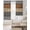 Gray, variant on Farmhouse Purple Brown Black Out Curtains 54 Inch Long, Short Curtains for Small Window, Vintage Wooden Striped Room Darkening Farmhouse Window Curtains for Kitchen Bedroom 42"x54" 2 Panels