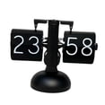 thumbnail image 3 of deevoka Auto Flip Clock Creative Automatic Page Turning Clock for Hotel Office Decor black, 3 of 9