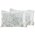 thumbnail image 3 of Marina Decoration Rich Printed Embossed Pinsonic Coverlet Bedspread Ultra Soft Bedding Summer Quilt Set with Shams, Blue Hydrangea Floral Pattern, 3 of 6